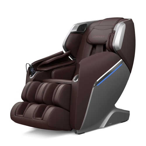 Fauteuil de massage Full Body Zero Gravity de Costway avec fonction de commande vocale SL Track