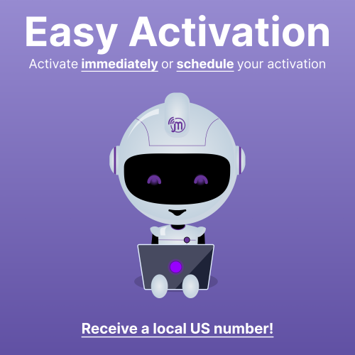 Jethro Mobile USA 5G/4G LTE Tri-Cut SIM Card - Nano Micro Standard 3 in 1 Combo Size
