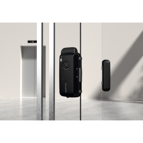 Igloohome Smart Glass Door Lock-Designed to fit 12mm swinging glass doors