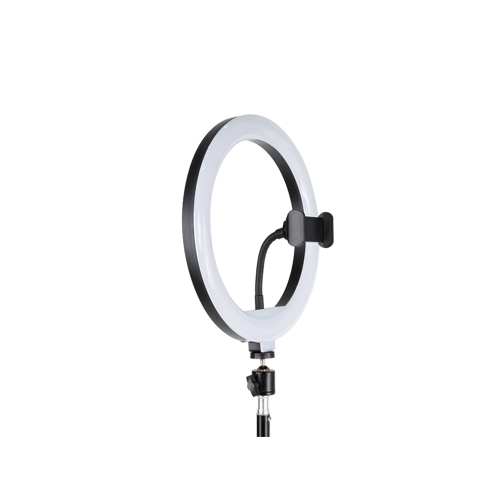 Havit 10-inch RGB LED Selfie Ring Light with extendable tripod stand & Flexible Phone Holder for Live Stream & photographing