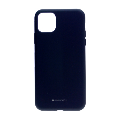 GOOSPERY  Topsave Liquid Silicone Rubber Bumper Case With Soft Microfiber for Iphone 13 Pro (6.1) In Navy Blue