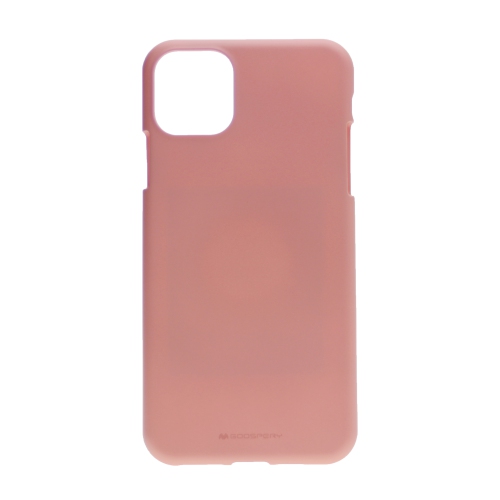TopSave Goospery Soft Feeling Jelly Silky Slim Bumper Case For iPhone 13 Mini, Pink