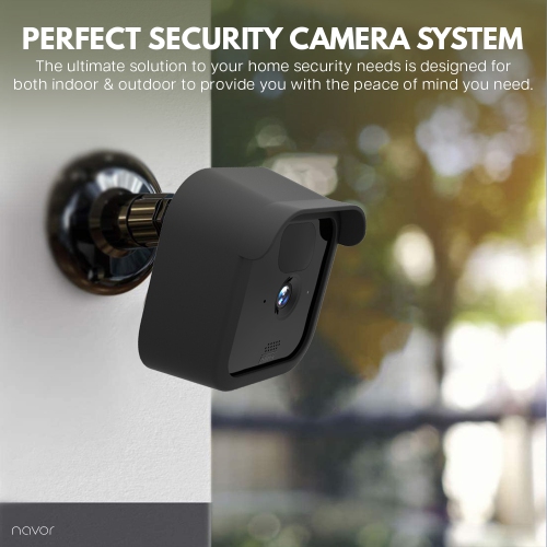 Navor 3 Pack 360 Degree Adjustable Blink Camera Wall Mounts, Weatherproof Protective Housing Cover with 1 Blink Sync Module 2 Outlet Mount for