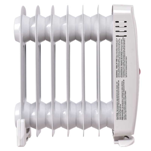 TopBuy – petit radiateur électrique portatif à huile de 700 W, radiateur portatif, chauffage de pièce sécuritaire