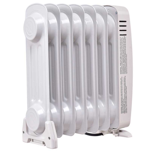 TopBuy – petit radiateur électrique portatif à huile de 700 W, radiateur portatif, chauffage de pièce sécuritaire