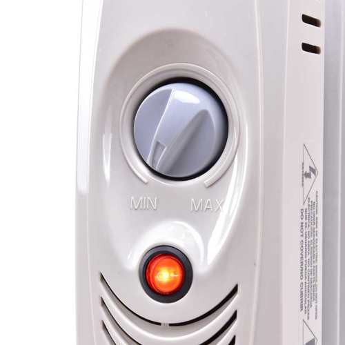 TopBuy – petit radiateur électrique portatif à huile de 700 W, radiateur portatif, chauffage de pièce sécuritaire