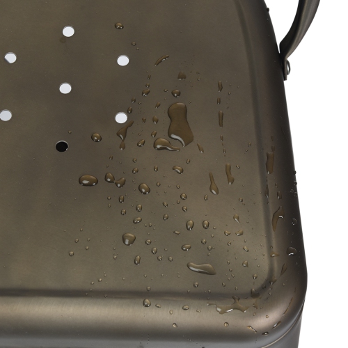 Topbuy Patio Chairs Set of 4 Stackable Side Dining Chair Bistro Café