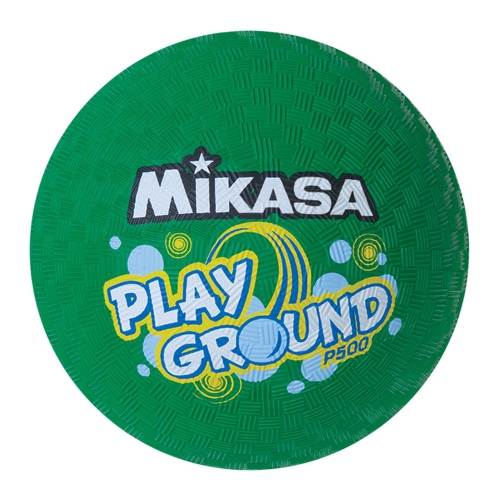 MIKASA  P500 Series Playground Ball - Recreational Rubber Ball for Young Players 5" In Lime