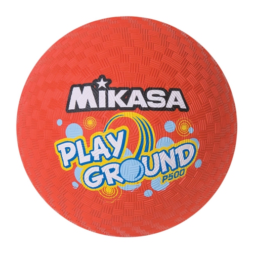 MIKASA  P500 Series Playground Ball - Recreational Rubber Ball for Young Players 5" In Red