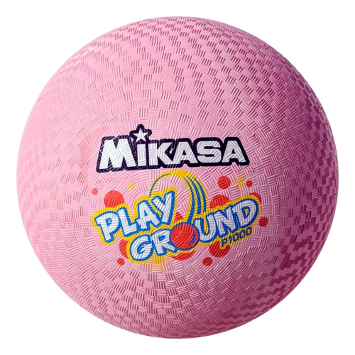 MIKASA  P1000 Series Playground Ball - Rubber Recreational Ball for Young Players 10" In Pink