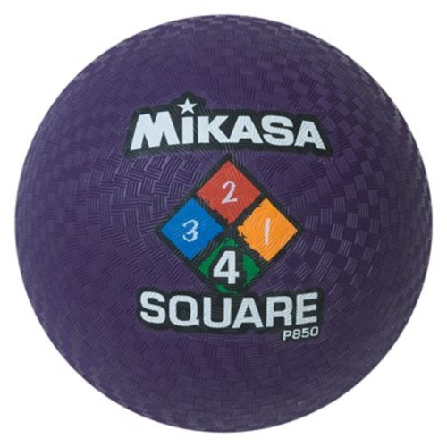 MIKASA  P850 Outdoor Foursquare Ball - Rubber Playground Ball In Purple