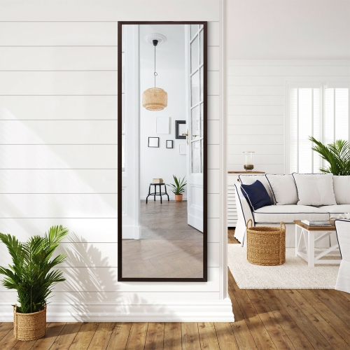 Costway Door Wall Mounted Mirror Full Length Hanging Mirror Bedroom Bathroom