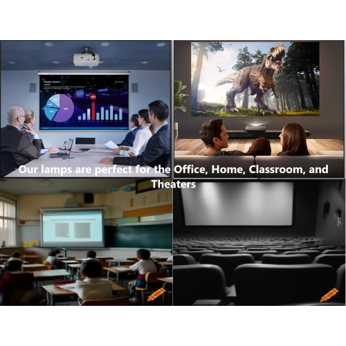 Jaspertronics™ Original Lamp & Housing for the Optoma EP610H Projector - 1 Year Warranty