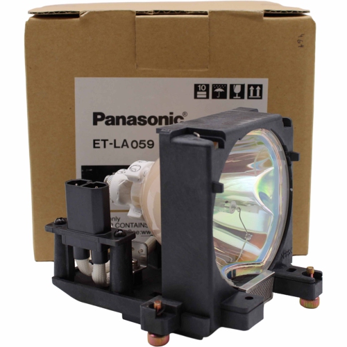 Jaspertronics™ Original ET-LA059 Lamp & Housing for Panasonic Projectors - 1 Year Warranty