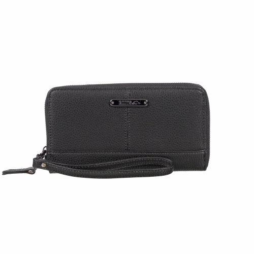 ROOTS Leather RFID Trifold Wallet