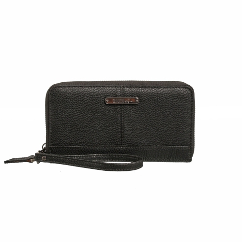 ROOTS Leather RFID Trifold Wallet