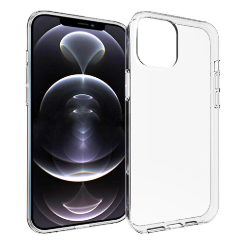 Image 1 de 9.. Étui en silicone mince, antichoc, transparent et en TPUR HYFAI compatible avec iPhone 13 Pro