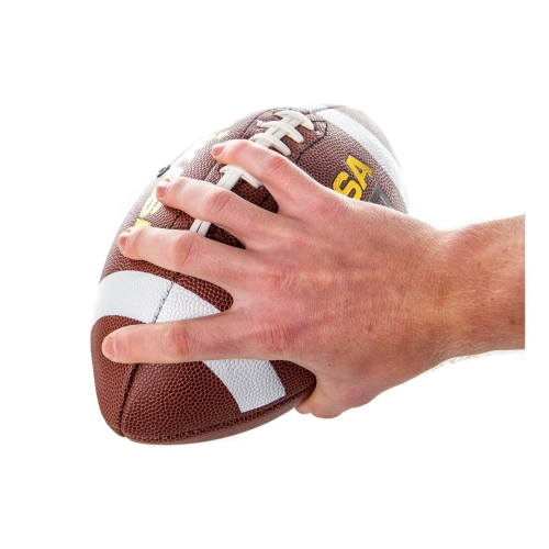 Mikasa F6000 Composite Leather Football - Advanced Cover and Dual Locking Lacets Ball, Official Size 9