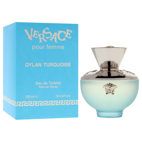 Versace Pour Femme Dylan Turquoise by Versace Eau De Toilette Spray 3.4 oz