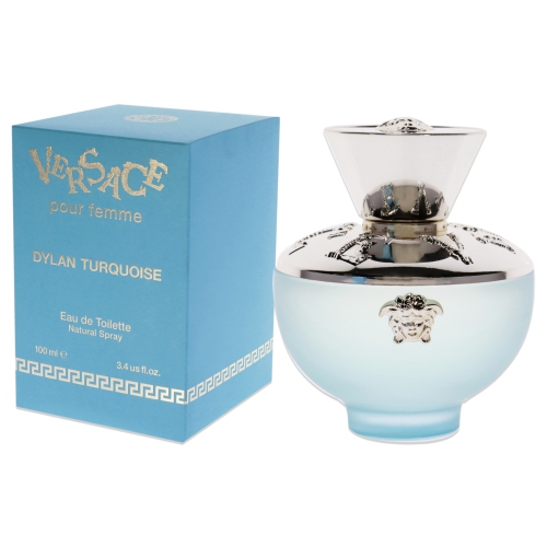 Versace Pour Femme Dylan Turquoise by Versace Eau De Toilette Spray 3.4 oz
