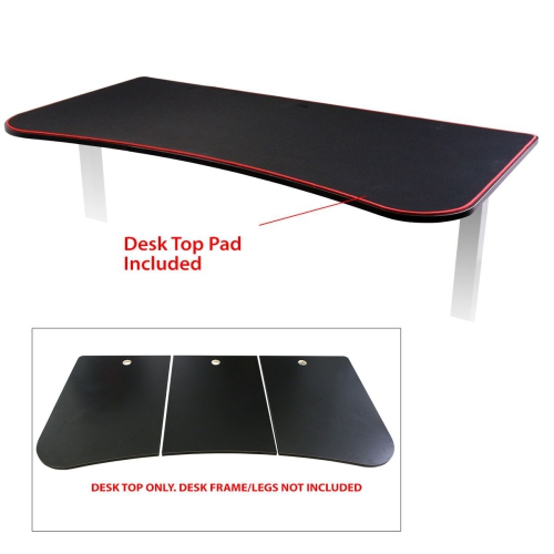 BOOST INDUSTRIES  - Uni-Dt Ultimate 63" Gaming Desk Top -(Unused Condition) In Black