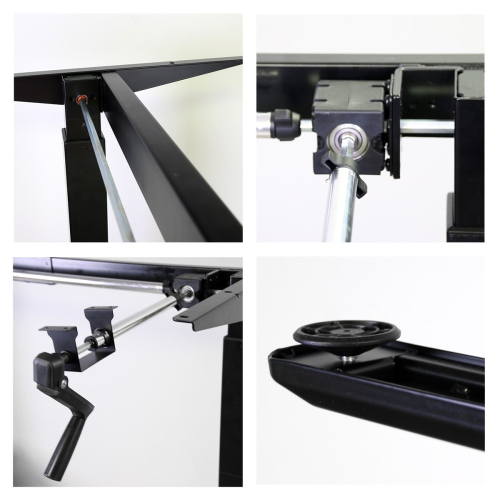 Boost FS-DR48C Manual Crank Height Adjustable Desk Frame - Open Box