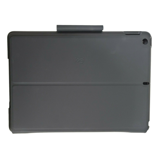 Refurbished - Logitech iPad 9th Gen Slim Folio Case with Wireless Keyboard Graphite