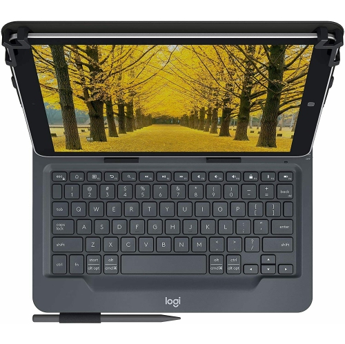 Refurbished - Logitech Universal Folio Keyboard Cover Case 10.2" iPad 9th Gen 2021