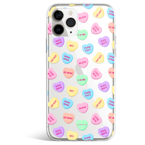 KULTURE KASE  Candy Hearts Iphone 13 Case Great quality sturdy case and cute design