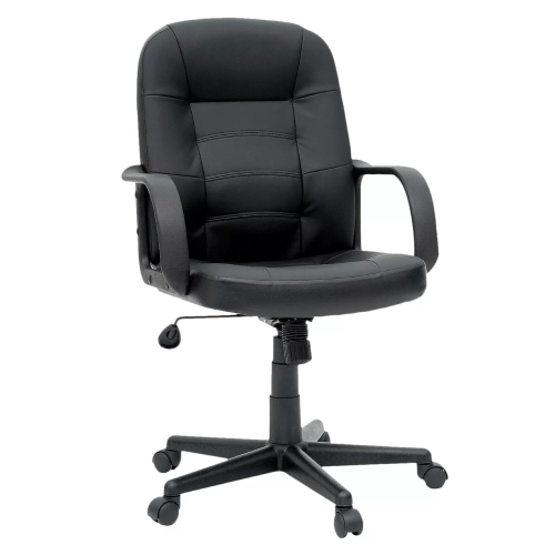 ViscoLogic ESSENTIAL Cuir collé Chaise de bureau ergonomique à domicile