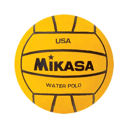 Mikasa Mini Ballon de Water-Polo - W500 Approuvé par USA Water-Polo, 5 Pouces de Diamètre Jaune