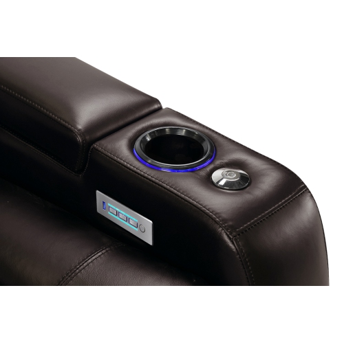 Valencia Tuscany XL Home Theater Seating | Premium Top Grain Italian 11000 Nappa Leather, Power Headrest, Power Lumbar Support, Extra Space, 400 lbs