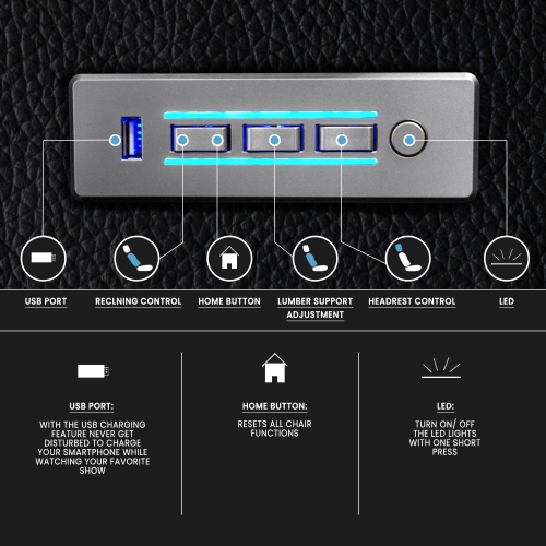 Valencia Tuscany XL Home Theater Seating | Premium Top Grain Italian 11000 Nappa Leather, Power Headrest, Power Lumbar Support, Extra Space, 400 lbs