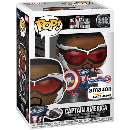 Pop Marvel The Falcon and the Winter Soldier 3.75 Inch Action Figure Exclusive - Captain America #818