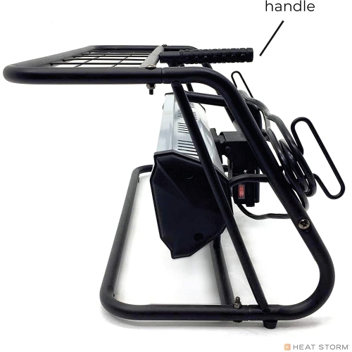 Open Box - Heat Storm HS-1500-TRC Infrared Heater, 6 ft Cord, Roll Cage