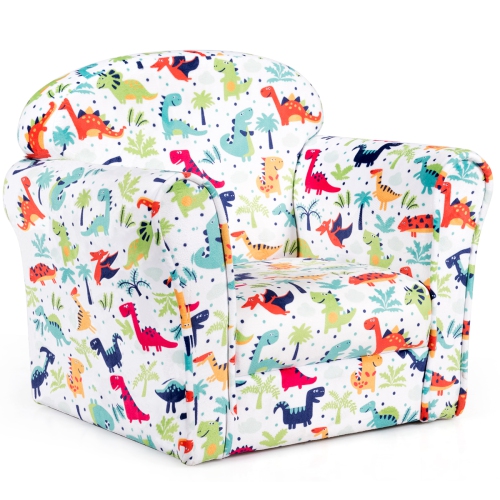 TopBuy – Fauteuil pour enfant avec accoudoir, siège pour enfant à motif dinosaure, joli cadeau
