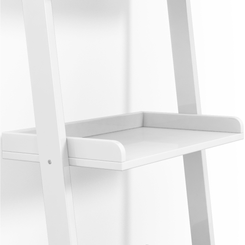 Topbuy 5 Layers Display Shelves Bookcase Shelving Unit Storage Wall Stand White