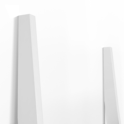 Topbuy 5 Layers Display Shelves Bookcase Shelving Unit Storage Wall Stand White