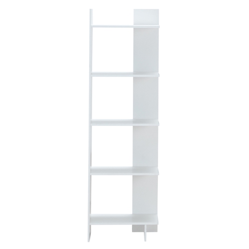 Topbuy Set of 2 5-Tier Modern Bookcase Standing Storage Shelf Room Divider Display Rack