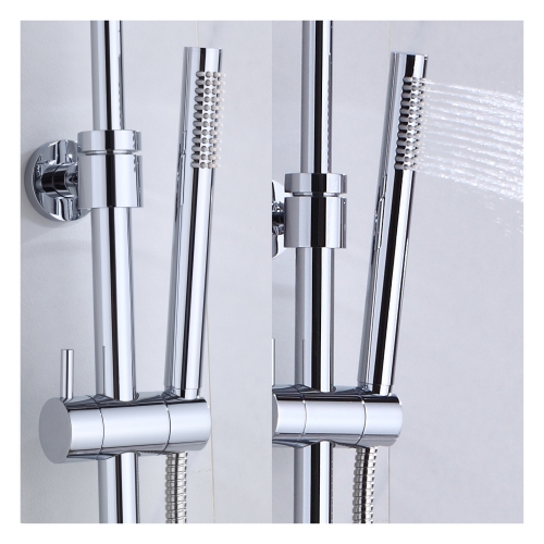 Akuaplus® Elite 3 Shower Faucet with Sliding Rail - chrome