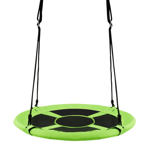 Topbuy 40" Kids' Saucer Tree Swing Seat Indoor Outdoor Play Set Grren/ Blue
