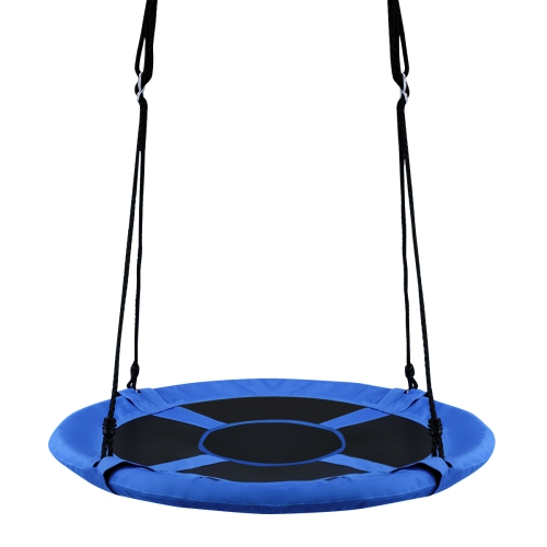 Topbuy 40" Kids' Saucer Tree Swing Seat Indoor Outdoor Play Set Grren/ Blue