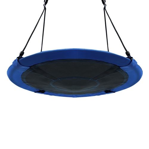 Topbuy 40" Kids' Saucer Tree Swing Seat Indoor Outdoor Play Set Grren/ Blue