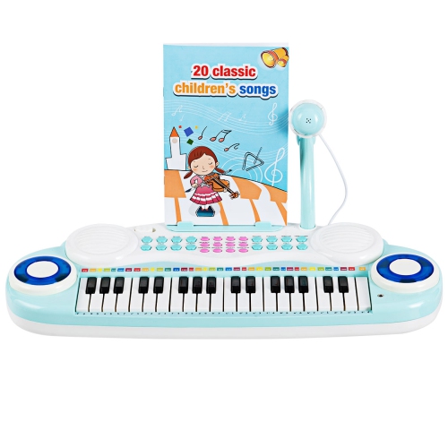 Multifunctional 25 Keys Mini Tripod Music & Sound Toddler Piano With Microphone 