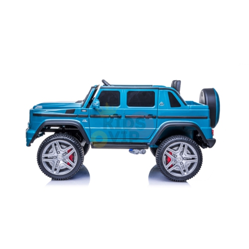 KidsVIP Kids Ride on Mercedes Benz Maybach G650 12&nbsp;V électrique 4x4 à TI alimenté par batterie&nbsp;: Roues en caoutchouc, 1 siège en cuir,