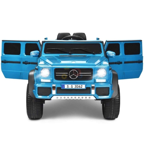KidsVIP Kids Ride on Mercedes Benz Maybach G650 12&nbsp;V électrique 4x4 à TI alimenté par batterie&nbsp;: Roues en caoutchouc, 1 siège en cuir,