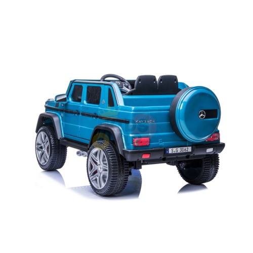 KidsVIP Kids Ride on Mercedes Benz Maybach G650 12&nbsp;V électrique 4x4 à TI alimenté par batterie&nbsp;: Roues en caoutchouc, 1 siège en cuir,