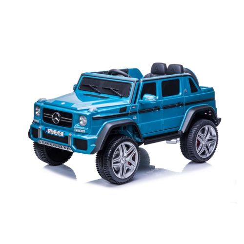 KidsVIP Kids Ride on Mercedes Benz Maybach G650 12&nbsp;V électrique 4x4 à TI alimenté par batterie&nbsp;: Roues en caoutchouc, 1 siège en cuir,