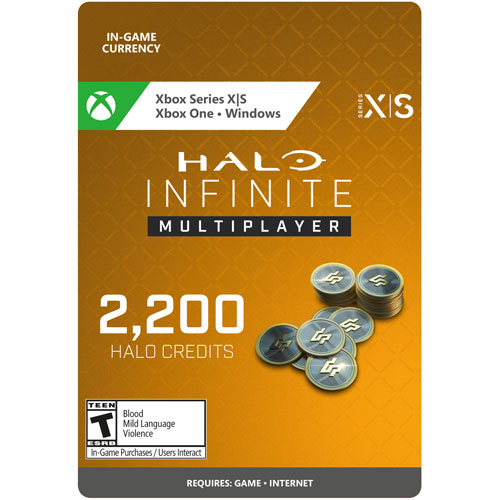 Halo Infinite multijoueur - 2200 crédits Halo - Téléchargement numérique