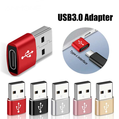 Adaptateurs USB C femelle vers USB mâle - Convertisseurs de type C vers USB A compatibles avec iPhone iPad Samsung